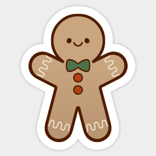 Cute Gingerbread Cookie | Holiday Sticker